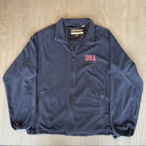 USA Zip Up Fleece Jacket